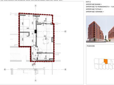 Shitet Apartament 2+1 te 21 Dhjetori – Pranë Inxhinierisë së Ndërtimit