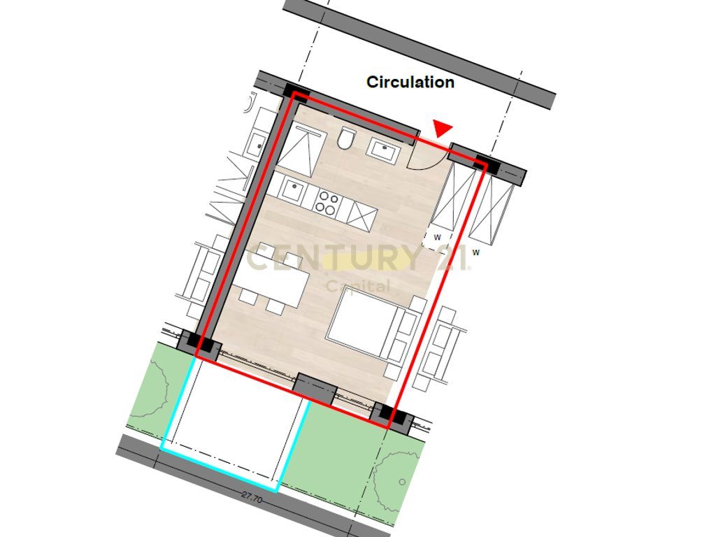 STUDIO APARTAMENT PREMIUM ME PAMJE NGA DETI TE FOLIE VILLAGE, JALË!