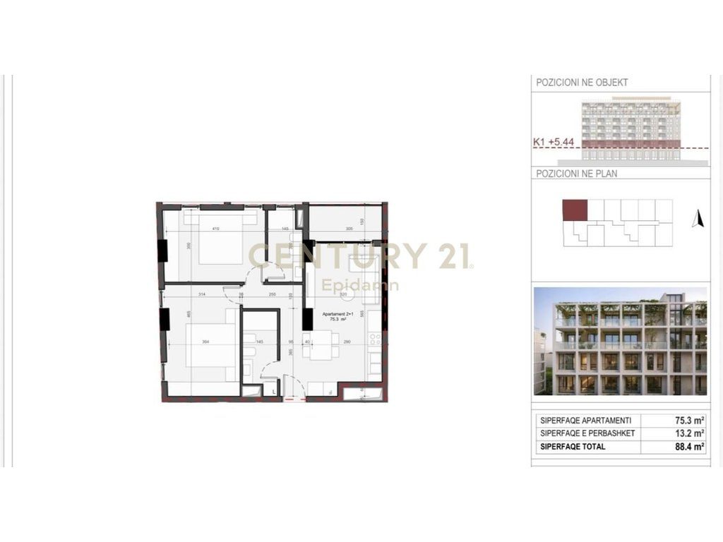 EXCLUSIVE ! Apartament 2+1+2 për shitje - Rezidenca “Mes Pishave” Mali i Robit !!