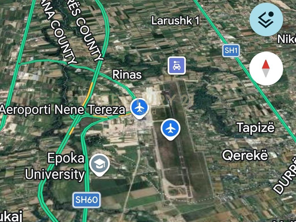 SHITET TOKE NGJITUR ME AEROPORTIN E RINASIT