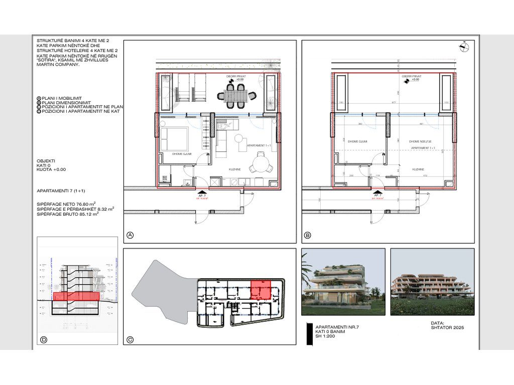 KSAMIL, SHESIM APARTAMENT 1+1