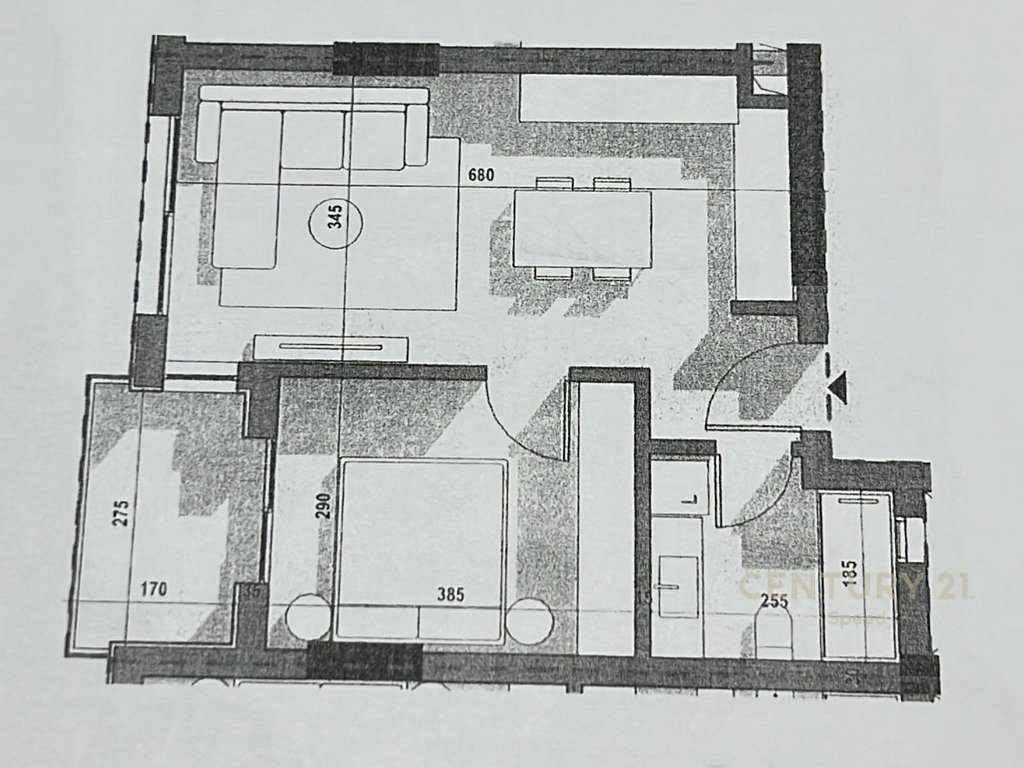 Apartament 1+1 në shitje – Rruga 5 Maj!!