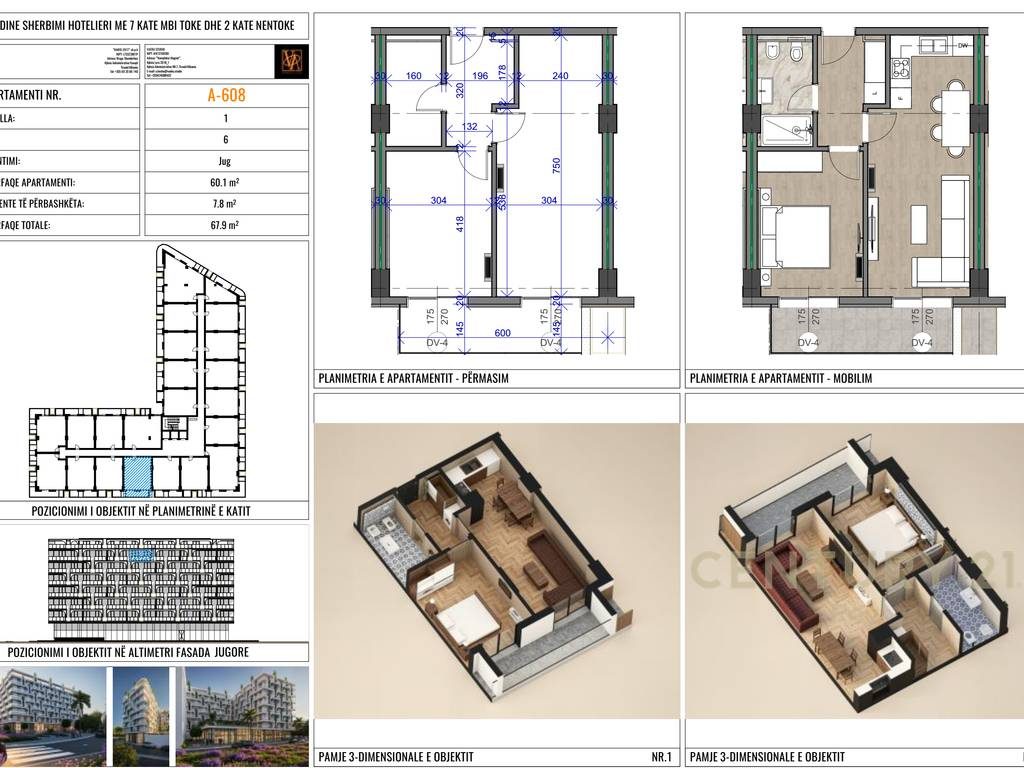 APARTAMENT 1+1 PER SHITJE NE GOLEM! MUNDESI PAGESE ME KESTE!