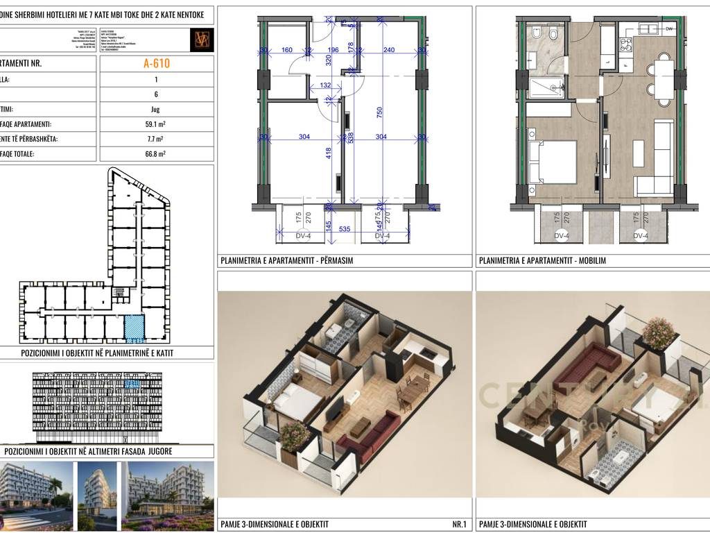 APARTAMENT 1+1 PER SHITJE NE GOLEM! MUNDESI PAGESE ME KESTE!