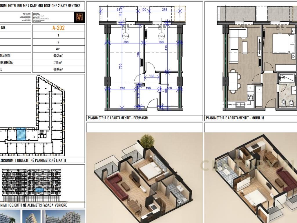 APARTAMENT 1+1 PER SHITJE NE GOLEM! MUNDESI PAGESE ME KESTE!