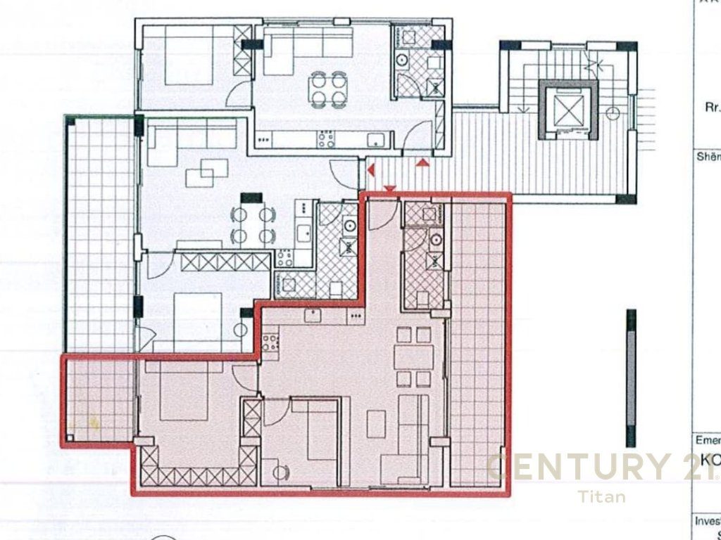 Shitet Apartament 2+1 në Porto Lalzi!