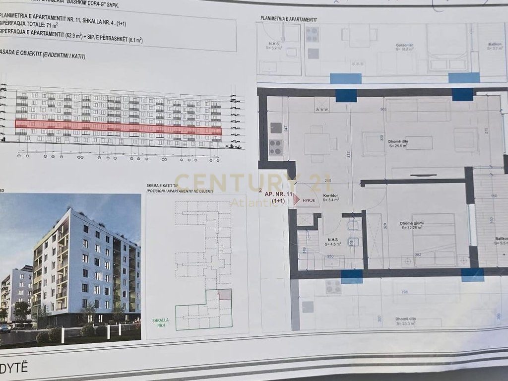 Apartament 1+1 Për Shitje në Golem, Durrës