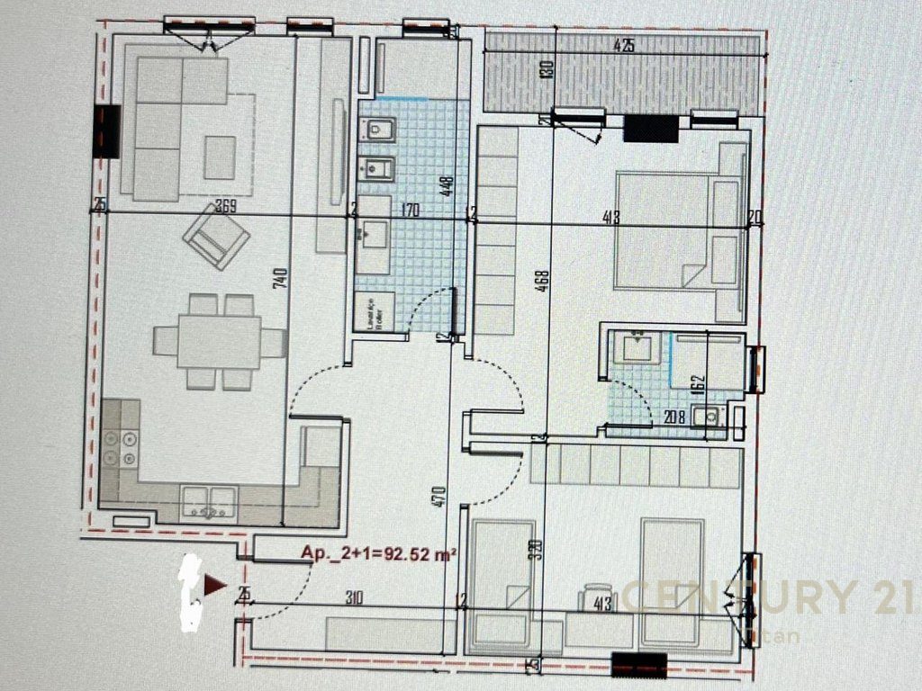 Shitet apartament 2+1+2, ne Rezidencen Ringside, Paskuqan!