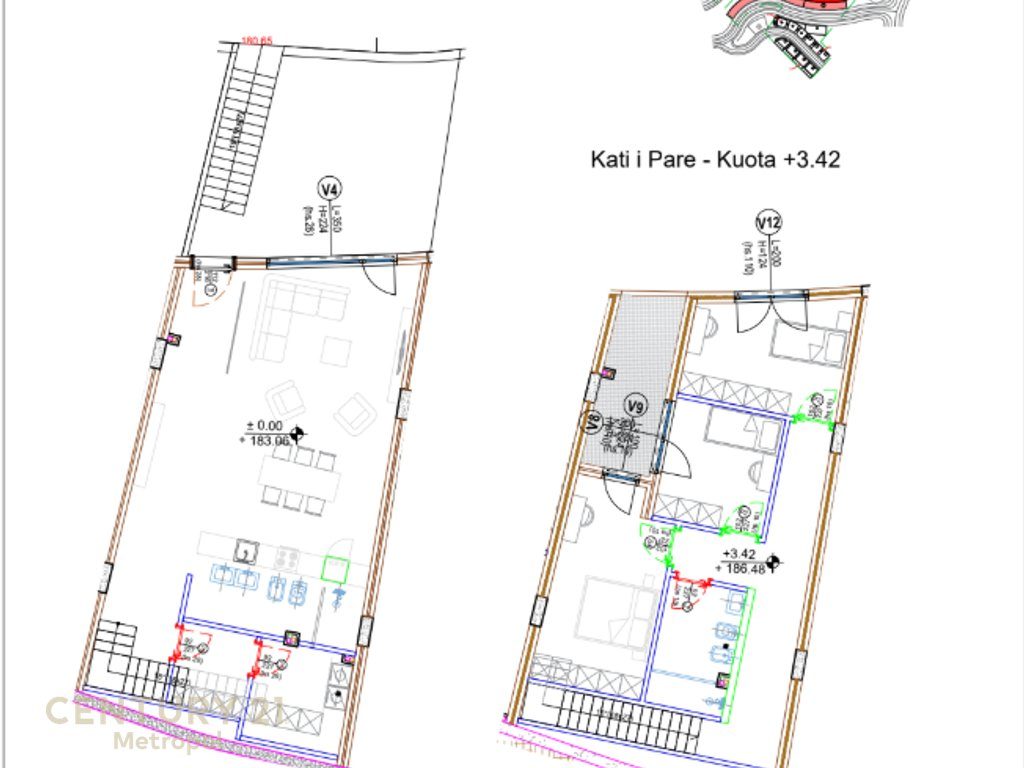 Dubleks 3+2 Për Shitje në Kodra e Diellit Residence, Tiranë - 400,000€ | 230.20 m²