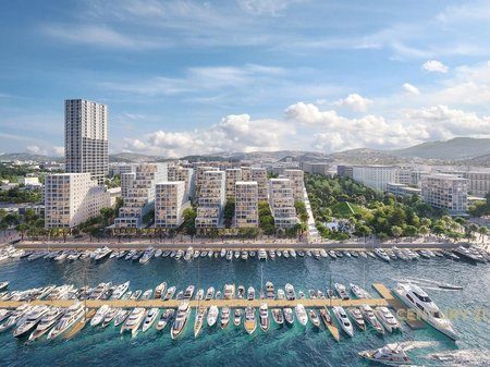 SHITET APARTAMENT 3+2 +PARKIM DHE VERANDE ME PAMJE NGA DETI ,TEK "VLORA MARINA"!