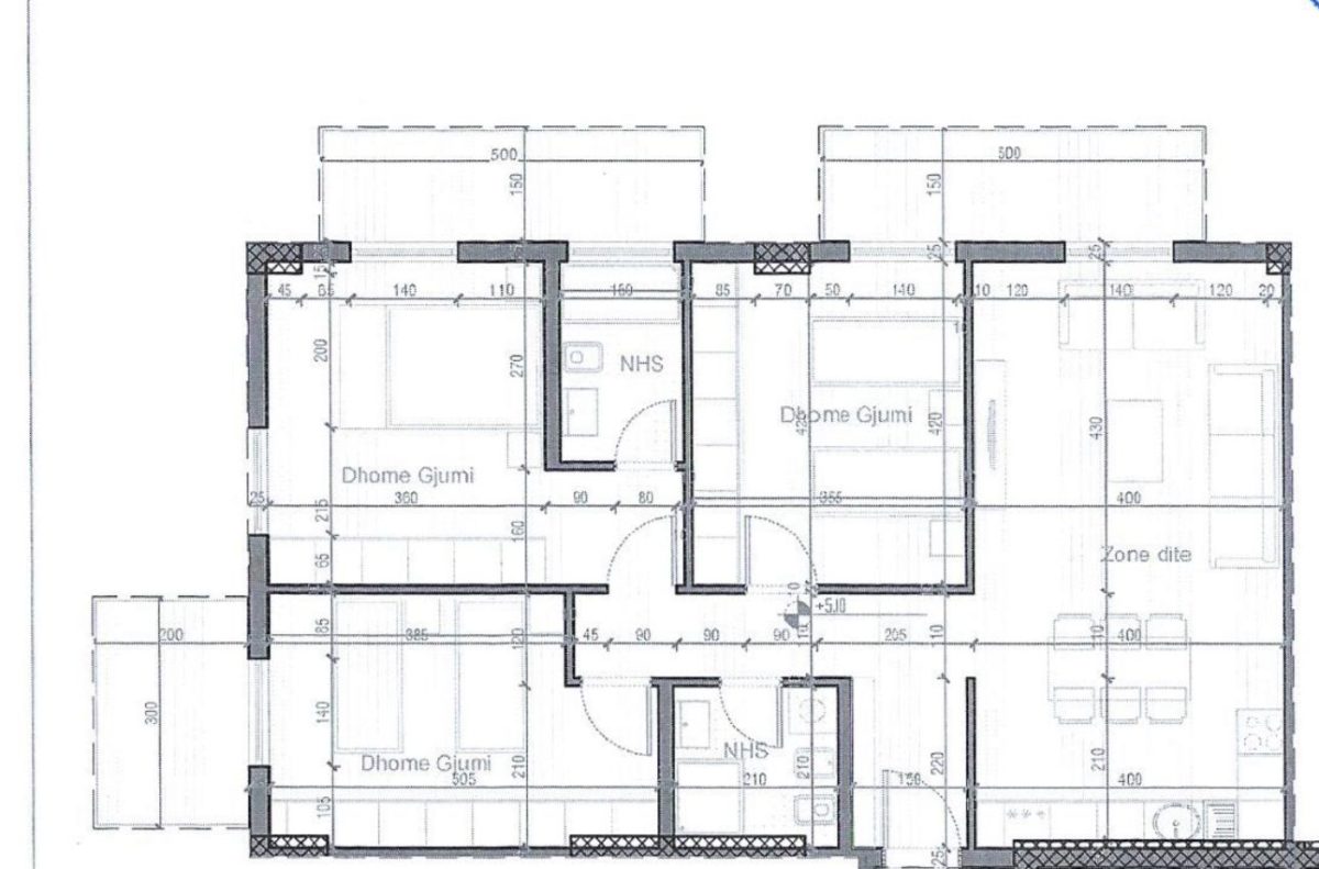 PER SHITJE APARTAMENT 3+1+2+3 BALLKONE TEK REZIDENCA "PORTA E RE" SAUK !