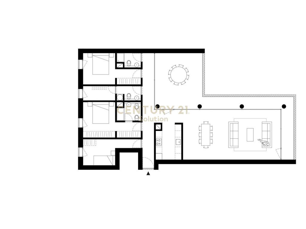 SHITET APARTAMENT 3 +1+2 NE REZIDENCEN By Long Hill !!!
