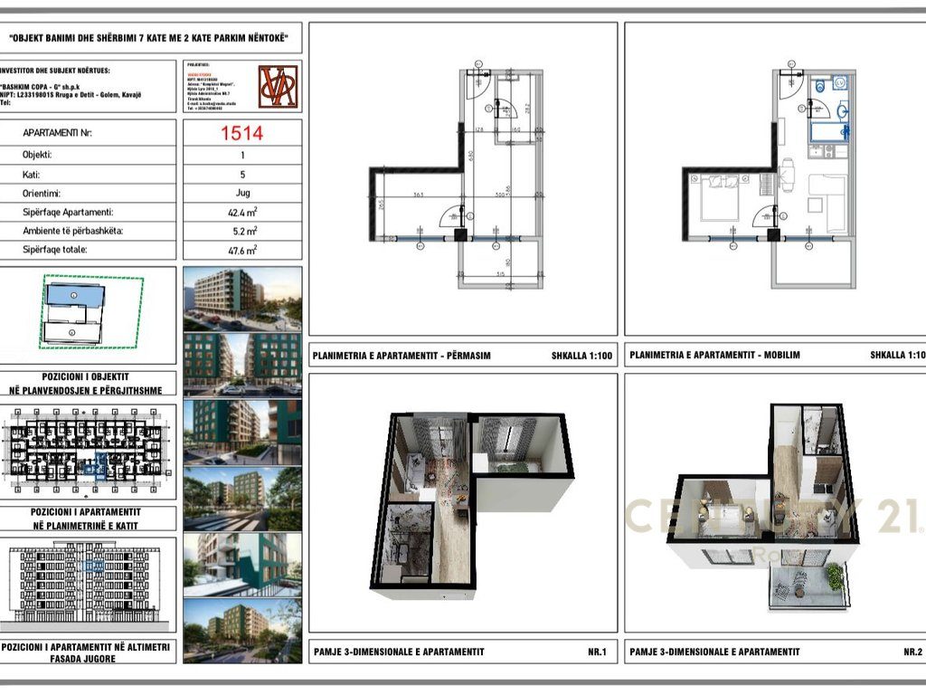 SHITET APARTAMENT 1+1 NË GOLEM – MUNDËSI IDEALE PËR INVESTIM