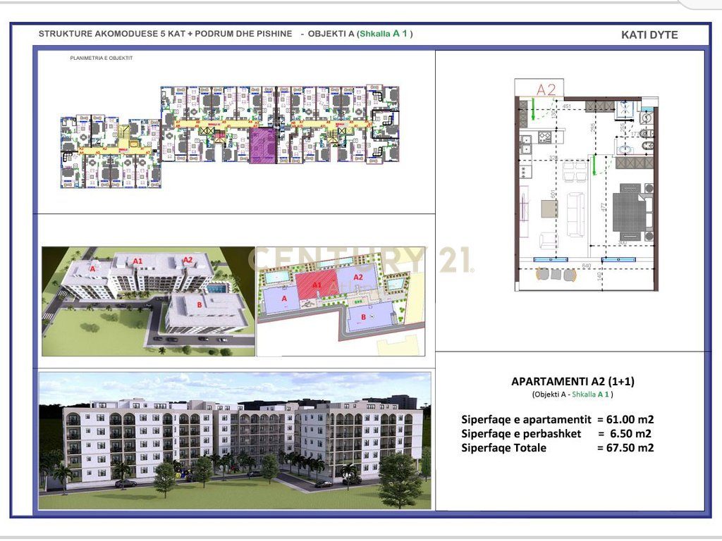 FILLUAN SHITJET! APARTAMENT 1+1 NE REZIDENCEN ME TE RE NE GOLEM  !