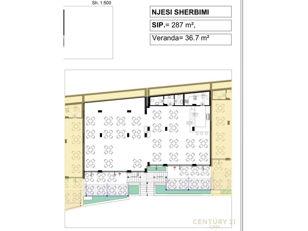 SHESIM AMBIENT KOMERCIAL  NE LUNGOMARE 2, UJI I FTOHT !