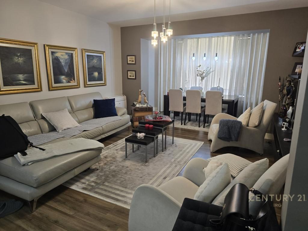Apartament 3+1+2 për Shitje në Bllok – i Mobiluar, 115 m² Neto!