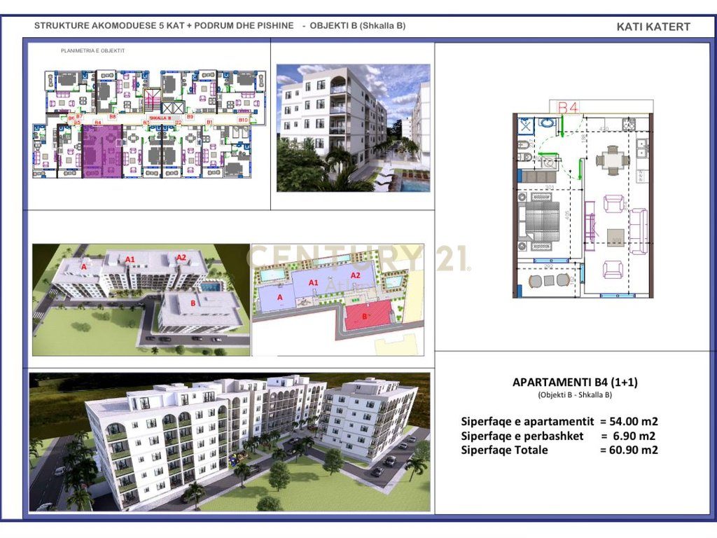 FILLUAN SHITJET! APARTAMENT 1+1NE REZIDENCEN ME TE RE NE GOLEM  !