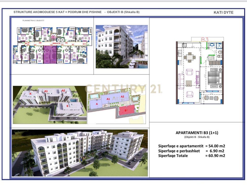 FILLUAN SHITJET! APARTAMENT 1+1NE REZIDENCEN ME TE RE NE GOLEM  !