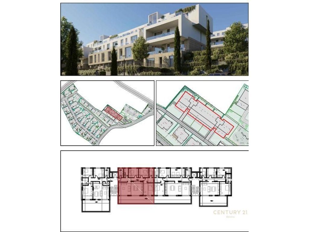 SHITET APARTAMENT 3+1+2+VERANDE BLIN RESIDENCE, FARKE !