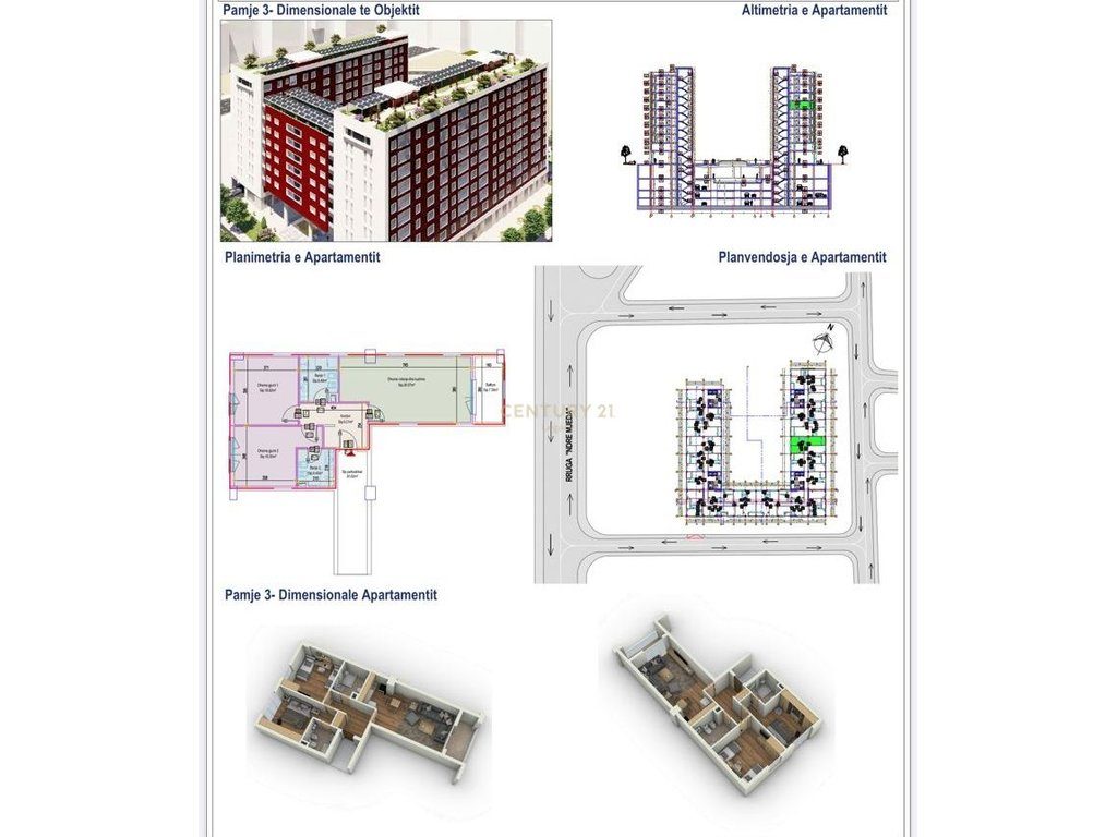 Apartament modern në katin e 6, në kompleksin rezidencial Guce – Ndre Mjeda