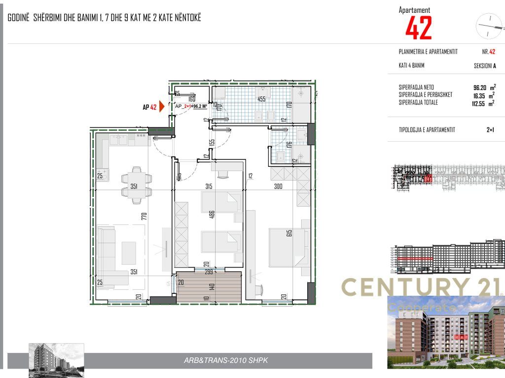 EKSKLUZIVE! ! SHESIM APARTAMENT 2+1 PËRBALLË RRUGËS 5 - MAJI & PRANË BULEVARDIT TË RI NË PASKUQAN.