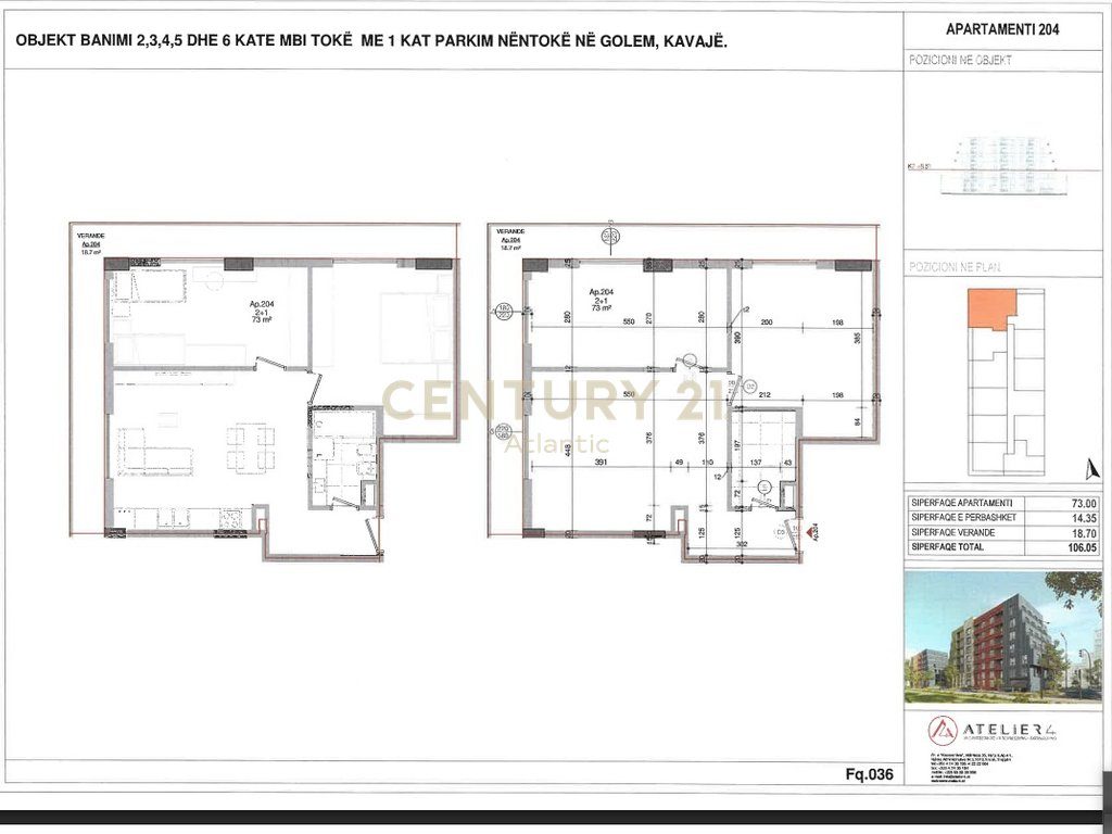 Apartament 2+1 për Shitje në Durrës - 96000€ | 106 m²