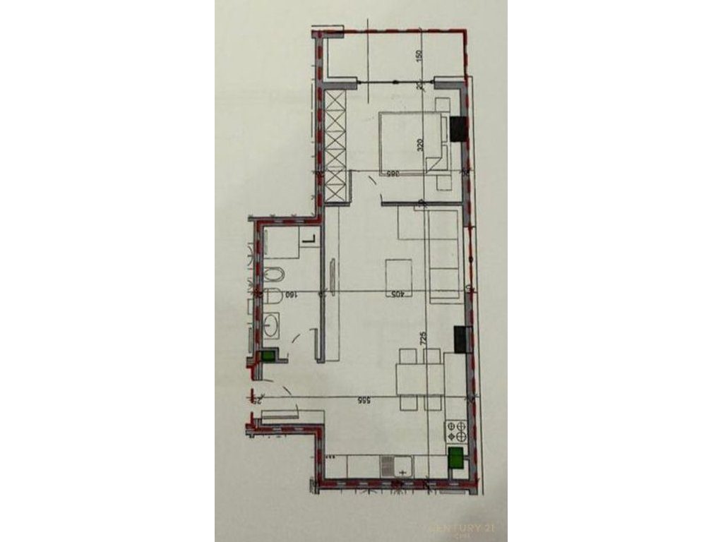 SHESIM APARTAMENT 1+1 TEK SOL RESIDENCE, MINISTRIA E JASHTME!