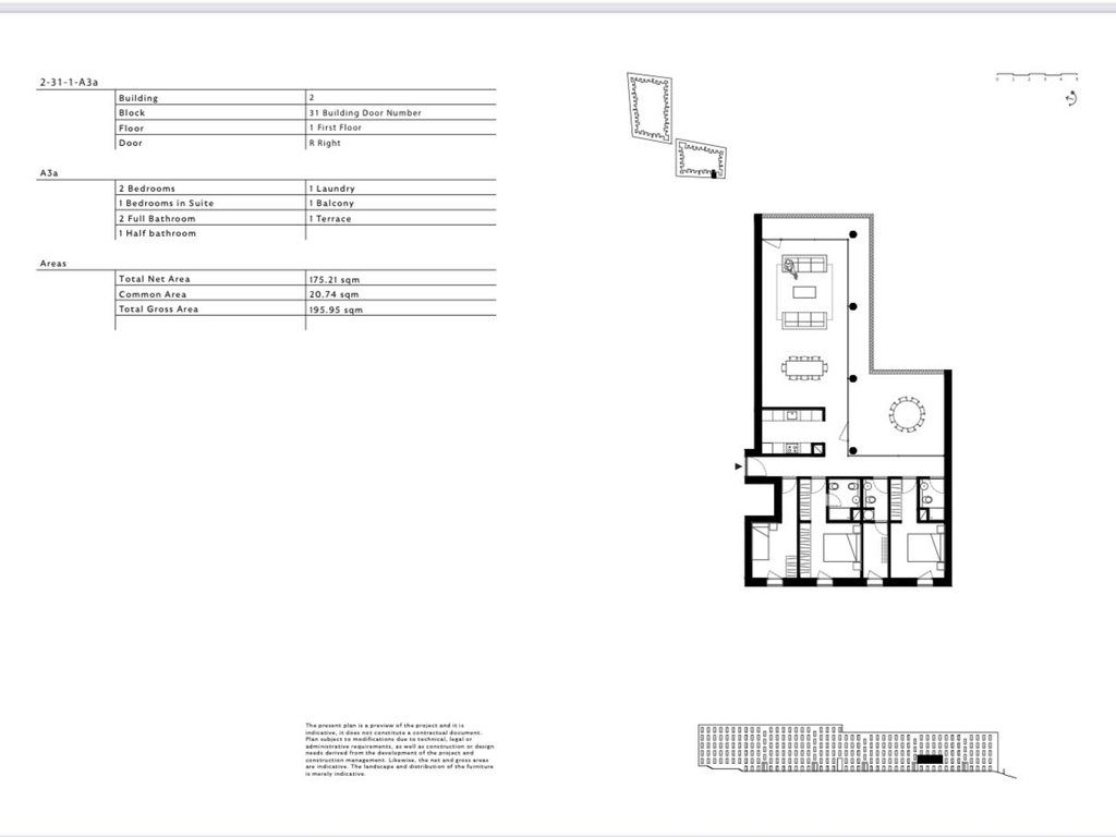 By Long Hill Residence, Shitet Apartament 3+1+3 me Verande