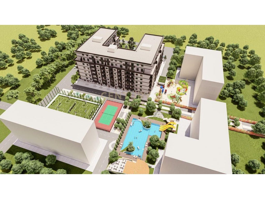 SHESIM APARTAMENT 1+1 NE KOMPLEKSIN ME TE RI GOLEM ME PISHINE!