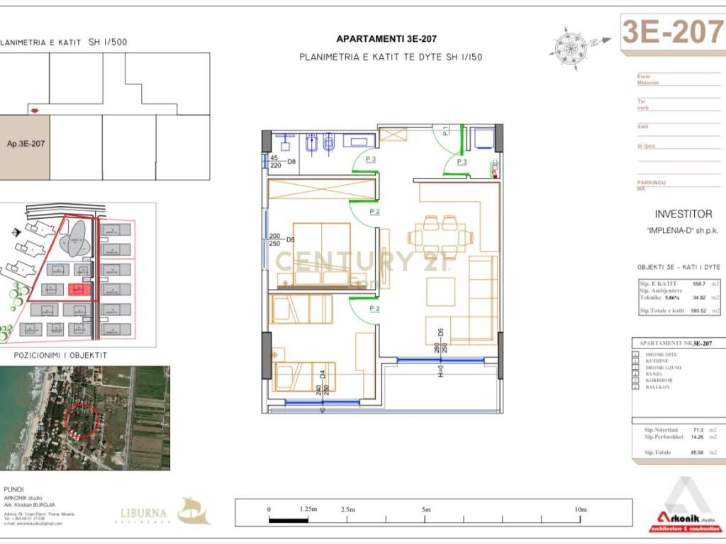SHITET APARTAMENT 2+1  TEK LIBURNA RESIDENCE, NE GOLEM!