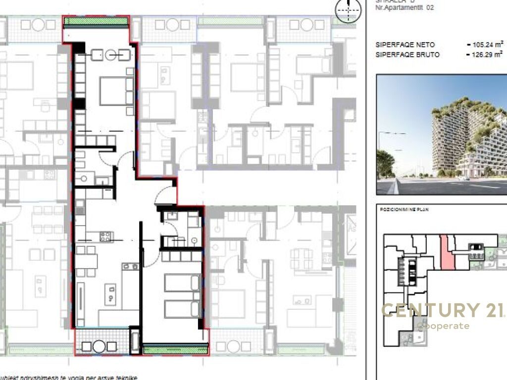 SHESIM APARTAMENT 2+1+2 TE "LION REZIDENCES 2"