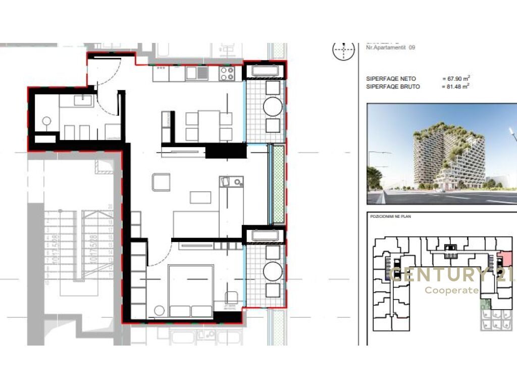 SHESIM APARTAMENT 1+1 TE "LION REZIDENCES 2"