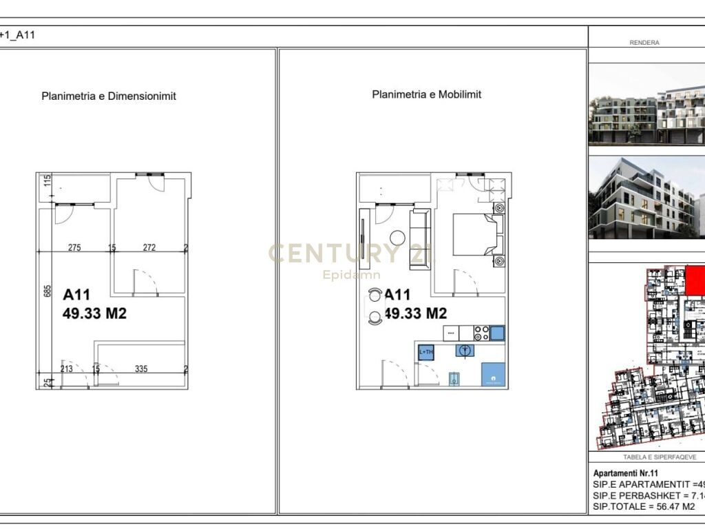 SHITET APARTAMENT 1+1 NDERTIM I RI, TEK MALI I ROBIT, MUNDESI PAGESE ME KESTE!!!